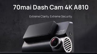 70mai Dash Can 4K A810 [upl. by Eednyl]