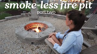 HOW TO BUILD A SMOKELESS FIRE PIT PART TWO Another inexpensive find on Marketplace [upl. by Arzed]