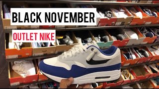 BLACK NOVEMBER  OUTLET NIKE  JORDAN  AIR FORCE  AIR MAX 1  NIKE SB  SHOPPING LIGHT [upl. by Fishbein]