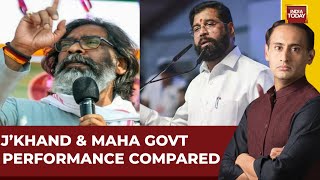 News Track Comparative Analysis of State Government Performance In Jharkhand amp Maharashtra [upl. by Letniuq]