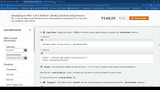 Developing on AWS Lab 2 Python  Develop Solutions Using Amazon S3 [upl. by Attenaz400]