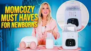 Baby Must Haves  Newborns Essential Haul  Breast Pump  Bottle Washer  Bottle Warmer  Momcozy [upl. by Eikcir]