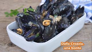 Cozze alla busara  Piatto Croato  Ricette che Passione [upl. by Mercuri]