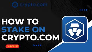 How to Stake on Cryptocom Exchange [upl. by Einad]