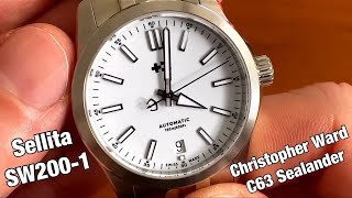 Timegrapher watch test Ceas automatic Christopher Ward C63 Sealander cu mecanism Sellita SW2001 [upl. by Cassady]