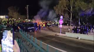 Los antidisturbios desalojan la protesta en el centro logístico de Antequera [upl. by Ramled758]