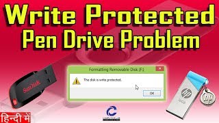 100 Solved Pen Drive Write Protection Error  How to solve Write Protection on memory card [upl. by Nikolaus]