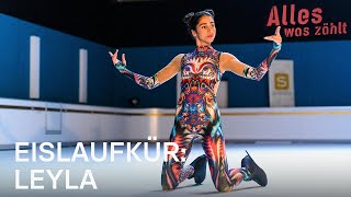 Leyla überzeugt mit ihrem Lauf ⛸️  Alles was zählt [upl. by Primrosa]