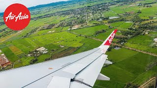 Thai AirAsia A320200 Full Takeoff and Landing  Chiang Rai CEI  Don Mueang DMK [upl. by Margi]