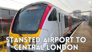 Stansted Airport to Central London with all the details [upl. by Palgrave]