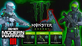 MW3 MONSTER energy SKINS how to UNLOCK in Call Of Duty MW3 [upl. by Lauder103]