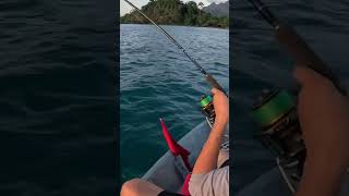 Koh Chang fishing with my old friend threadfin kohchang thailand fishing [upl. by Hanover]