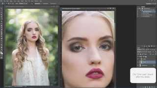 FashionActions  Skin Retouching Photoshop Tutorial [upl. by Wrand181]