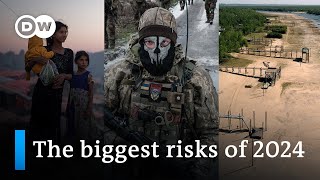 Global risk report The biggest global risks of 2024  DW News [upl. by Hersh421]