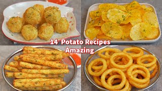 14 Amazing Potato Recipes Collections  French Fries  Potato Chip  Potato Snack Potato Sticks [upl. by Aikat]