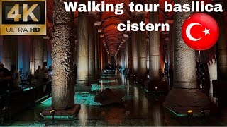 walking tour basilica cistern Istanbul subscribe now [upl. by Gavriella370]