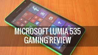 Microsoft Lumia 535 Gaming Review [upl. by Ruiz846]