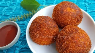 পটেটো চিজ বল।।Potato Cheese Ball।।Potato Cheese Ball Recipe Bangla [upl. by Macri]