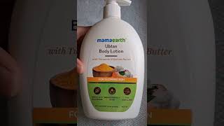 Mamaearth Ubtan Body lotion Review  shorts winterspecial bodylotion ubtan review [upl. by Ytineres]