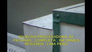 MAQUINA PROCESADORA DE PECANAS LIMA PERU  INFORMES 993533800 [upl. by Deckert]