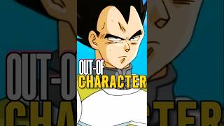 Out Of Character Vegeta Moments 😅 dragonball [upl. by Prichard]