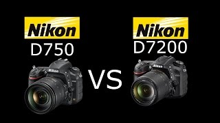 Nikon D750 vs Nikon D7200 en Español  VS Digital [upl. by Berkow]