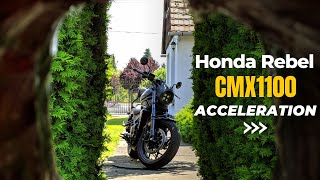 Honda Rebel 1100 acceleration [upl. by Asseniv]