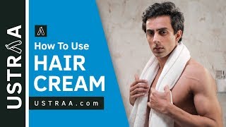 How To Use Hair Cream  NonSticky Non Oily Daily Nourishment  USTRAA [upl. by Pasahow]