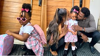 Tomike goes to school🥺 Where did time go 😩 FirstDayofSchool GRWM [upl. by Odareg466]