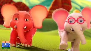 Ek Mota Hathi  एक मोटा हाथी  Hathi Raja Kahan Chale  Rhymes for Kids now in Hindi  Dhobi Aya [upl. by Ariait]