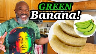 How to make Green Banana Boiled Deddys Kitchen [upl. by Hackathorn]