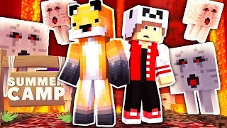 Surrounded By 11 Ghasts  Minecraft Summer Camp Ep 06 [upl. by Sena]