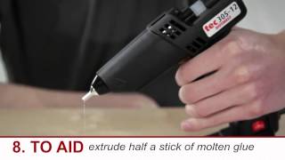 How To Use A Hot Glue Gun  Safety Tips [upl. by Neyugn]