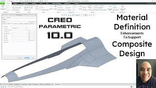 Creo Parametric 100  Material Definition Updates to Support Composites Design [upl. by Mallis521]