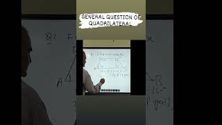 IMPORTANT QUESTION OF QUADRILATERAL maths seriestricks education mathsequence [upl. by Ahsak]