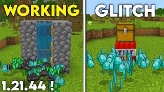 ALL 12144 WORKING DUPLICATION GLITCHES in Minecraft Bedrock 100 Survival [upl. by Maryjane143]