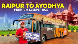 Raipur To Ayodhya In Manish Travels Sleeper Bus [upl. by Astrix]