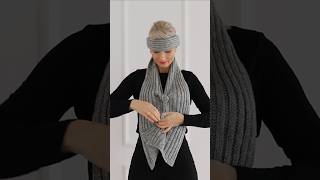 Scarf Hack 🧣 das muss du unbedingt probieren fashionhacks zum nachstylen scarfstyle scarf [upl. by Razatlab]