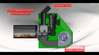 ANIMACJA PALNIKA NA PELLET PLATINIUM BIO 200 kWavi [upl. by Ennove]