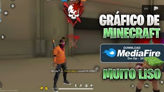 📁GRÁFICO DE MINECRAFT PARA FREE FIRE CELULARPC FRACO SEM ROOT 2024💪🏽 [upl. by Notaek126]