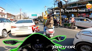 She loves My Superbike Sound amp Best Girls Reaction amp Girls Vs Superbikes In India amp Loud Exhaust😱 [upl. by Jack654]