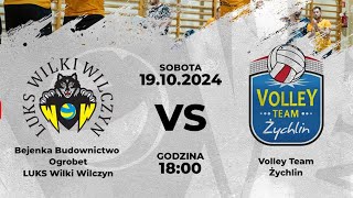 BEJENKA BUDOWNICTWO OGROBET LUKS WILKI WILCZYN VS VOLLEY TEAM ŻYCHLIN  1800 [upl. by Cartan703]