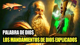 Los 10 Mandamientos de Dios Moisés de la Biblia EXPLICADOS [upl. by Aicre]