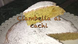 In Cucina con Ornella  Ciambella di Cachi [upl. by Nadabas]