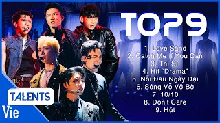 Playlist TOP 9 bài hát được replay nhiều nhất và những màn trình diễn mãn nhãn ANH TRAI SAY HI [upl. by Elpmid]