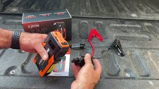 ET05 Jump Starter 1600A Portable Car Jump Starter Battery Pack Review [upl. by Adnamra]