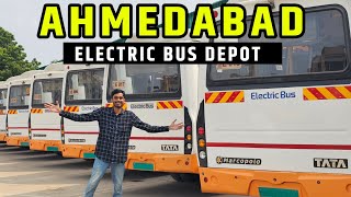 AHMEDABAD ELECTRIC BUS DEPOT  REVIEW [upl. by Ultan]