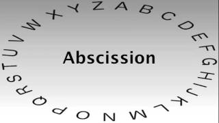 Spelling Bee Words and Definitions — Abscission [upl. by Llamaj]