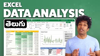 Beginner to PRO Data Analysis with Excel  FREE Adv Masterclass in TELUGU [upl. by Yeznil388]