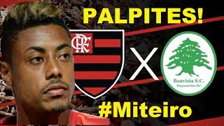 CHUTE SE QUISER ACERTE SE PUDER FLAMENGO X BOA VISTA PALPITES NOS COMENTÁRIOS [upl. by Fleming995]